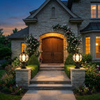 Orbelle Farmhouse Globe Outdoor Post Light