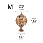 Orbelle Farmhouse Globe Outdoor Post Light