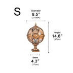 Orbelle Farmhouse Globe Outdoor Post Light