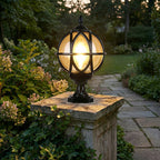 Orbelle Farmhouse Globe Outdoor Post Light