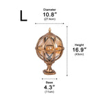 Orbelle Farmhouse Globe Outdoor Post Light