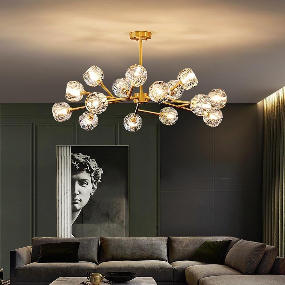 Constella 15-Light Crystal Sputnik Chandelier