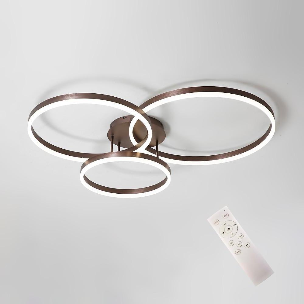 TriCircle Metal LED Flush Mount Ceiling Light