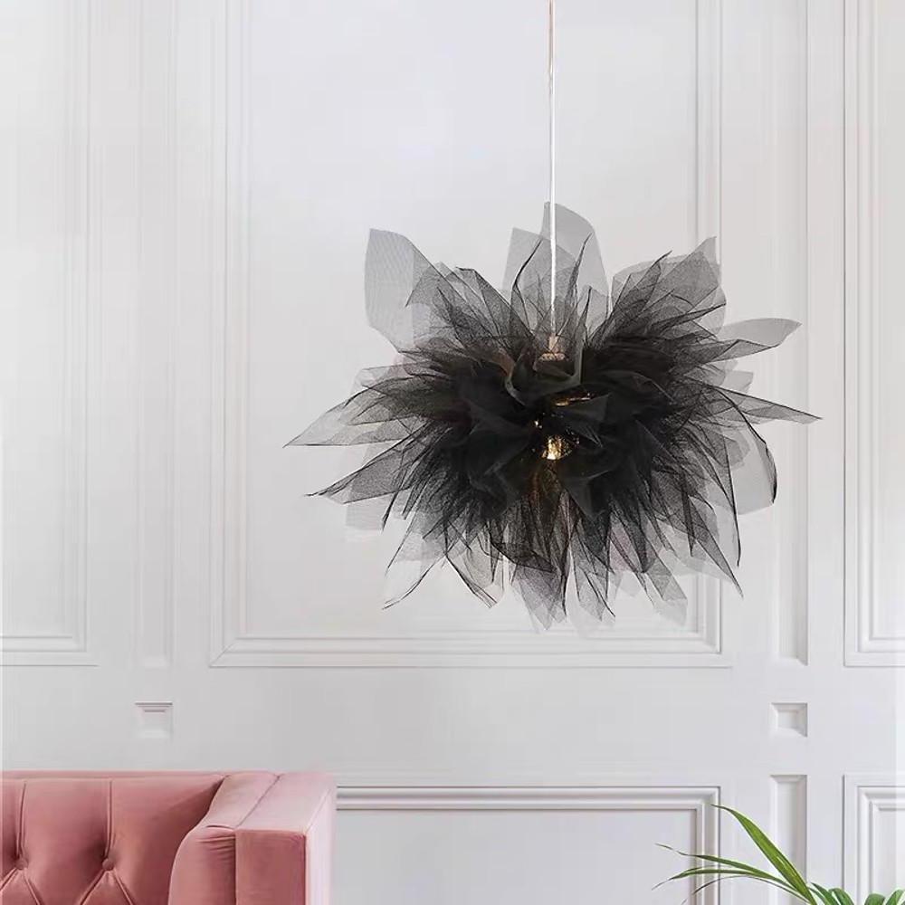 Bloomly 20" Fabric Flower Pendant Light