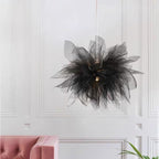 Bloomly 20" Fabric Flower Pendant Light