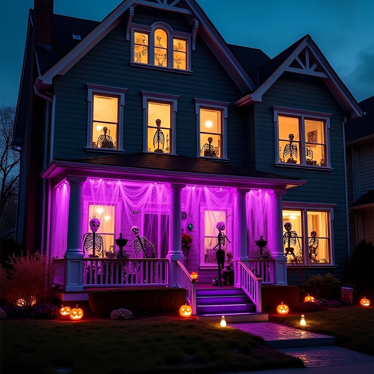 VioletGlow Halloween UV Purple Waterproof Flood Light