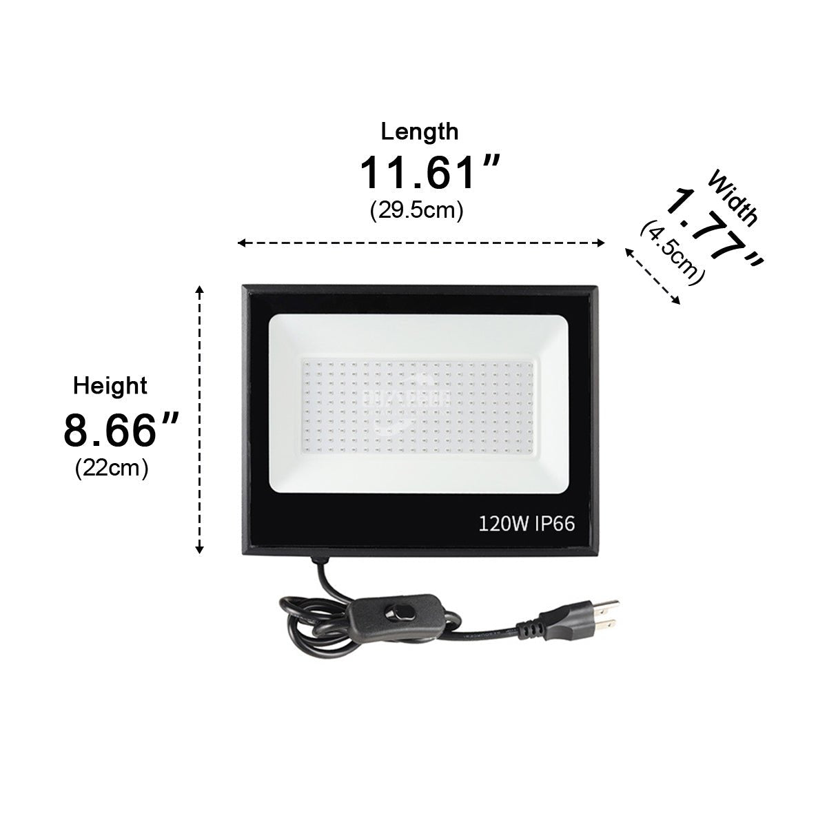 VioletGlow Halloween UV Purple Waterproof Flood Light