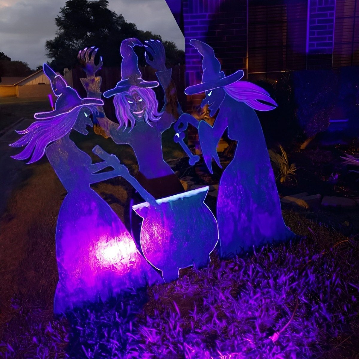 VioletGlow Halloween UV Purple Waterproof Flood Light