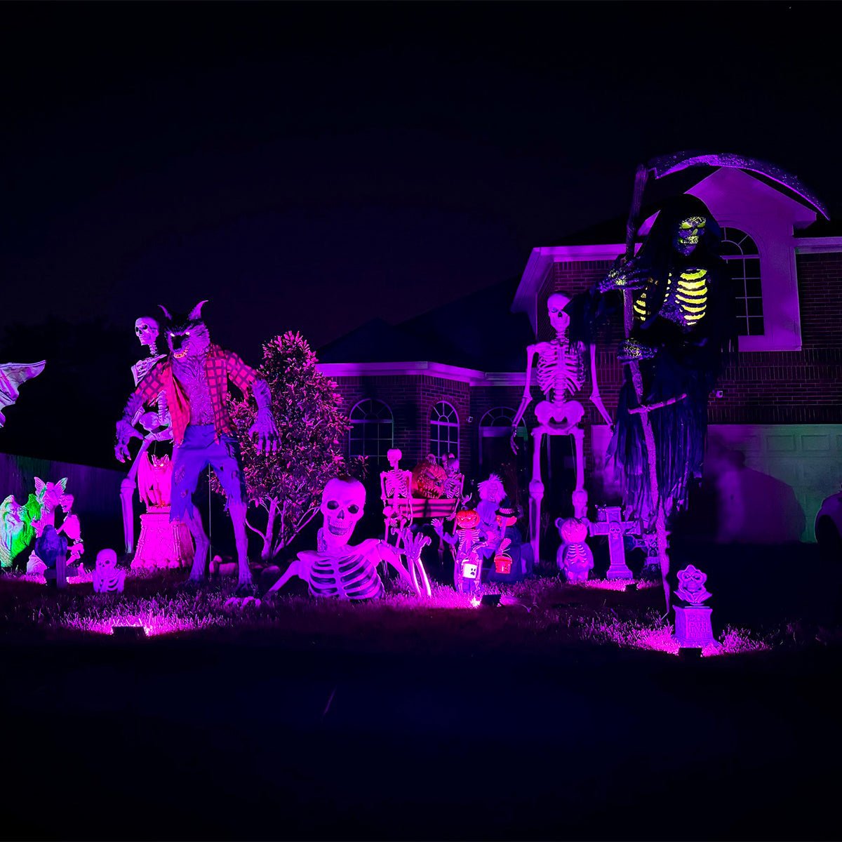 VioletGlow Halloween UV Purple Waterproof Flood Light