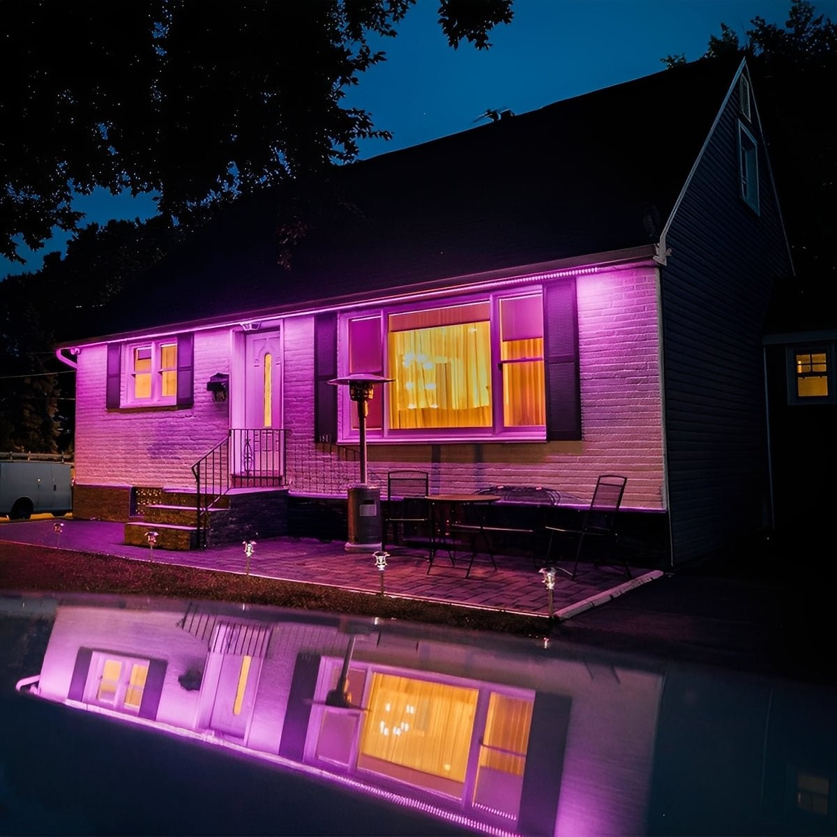 VioletGlow Halloween UV Purple Waterproof Flood Light