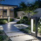 Monolith Square LED Outdoor Lawn Post Light