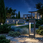 Monolith Square LED Outdoor Lawn Post Light