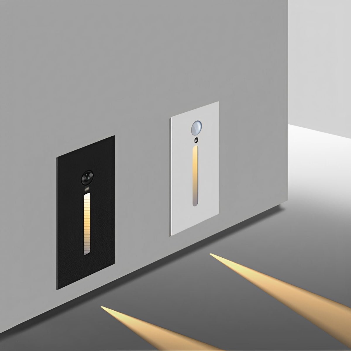NightPath Motion Sensor LED Recessed Stairway Light