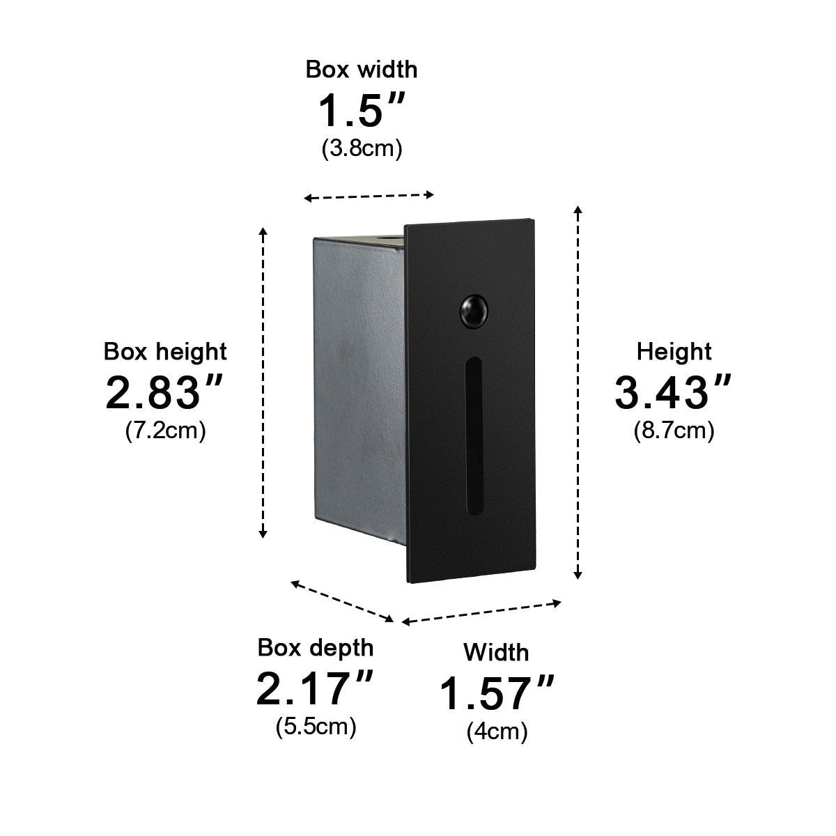 NightPath Motion Sensor LED Recessed Stairway Light