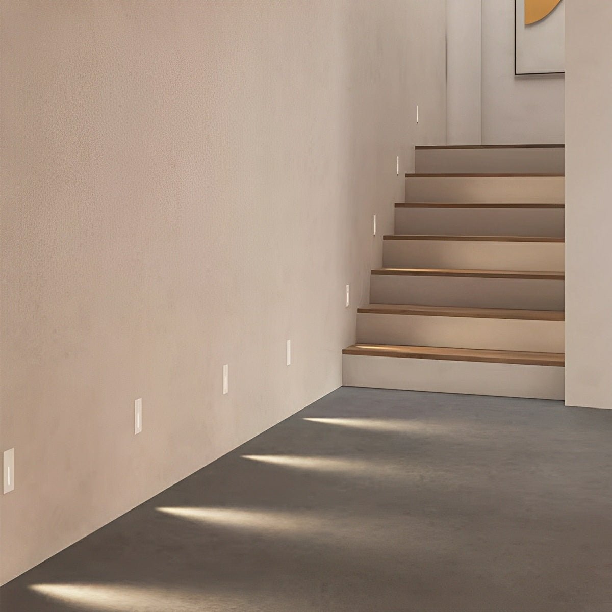 NightPath Motion Sensor LED Recessed Stairway Light