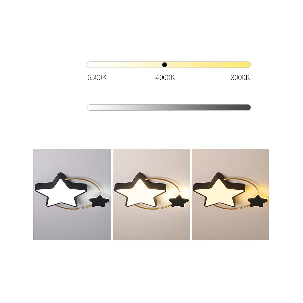 StarBeam Star Shape Dimmable LED Flush Mount Ceiling Light