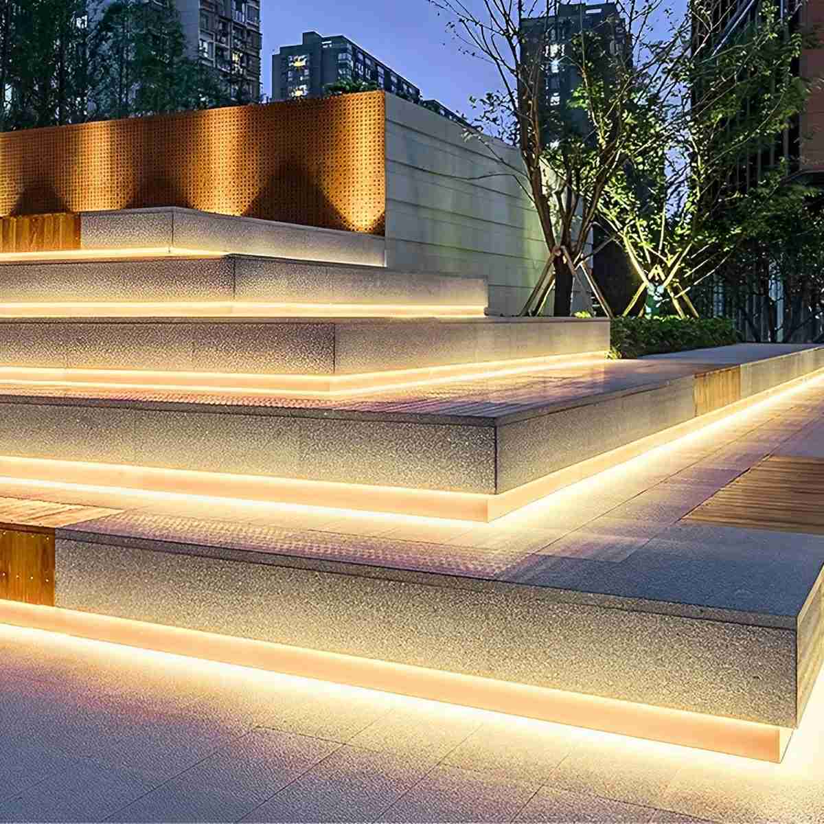 AquaLume DC24V Waterproof Recessed LED Strip Light
