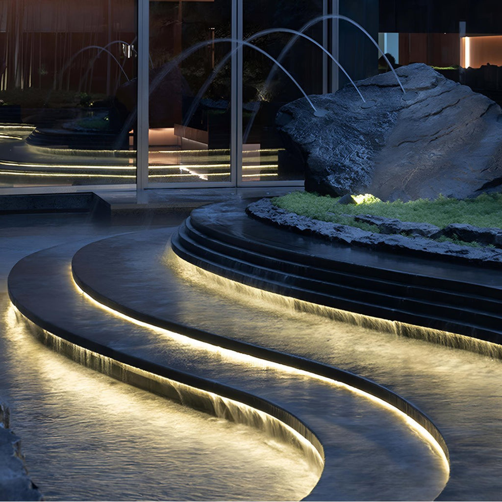AquaLume DC24V Waterproof Recessed LED Strip Light