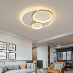 Orbit Trio Circle LED Flush Mount Ceiling Light