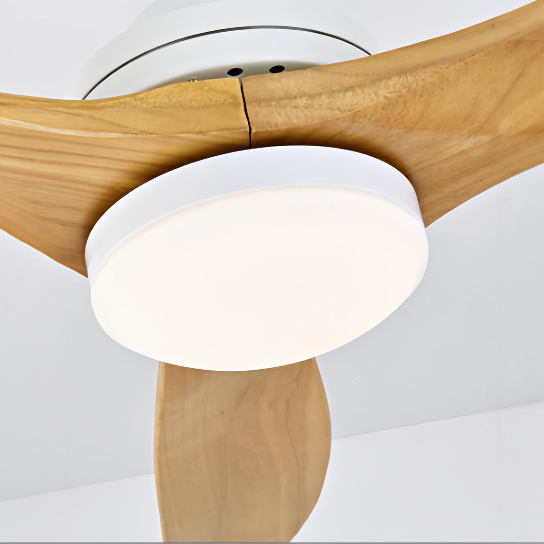 Nordwood 3-Blade Wooden Ceiling Fan with Light