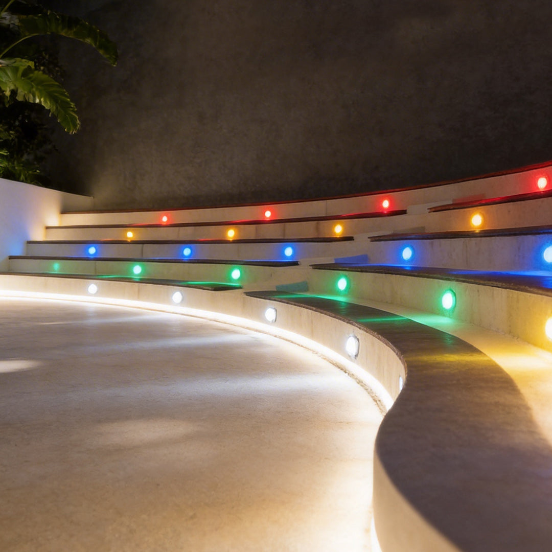 Steelux Stainless Steel LED Step Lights (10-Pack)
