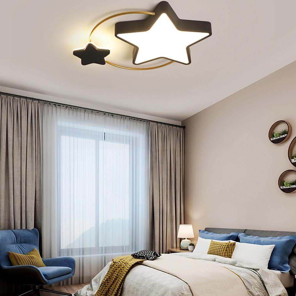 StarBeam Star Shape Dimmable LED Flush Mount Ceiling Light