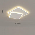 Quadra Square LED Flush Mount Ceiling Light