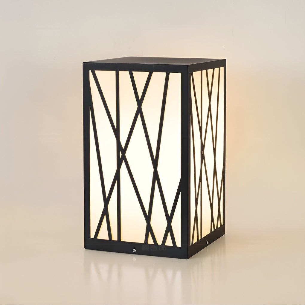 Sentinel Square Solar LED Bollard Light