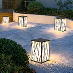 Sentinel Square Solar LED Bollard Light