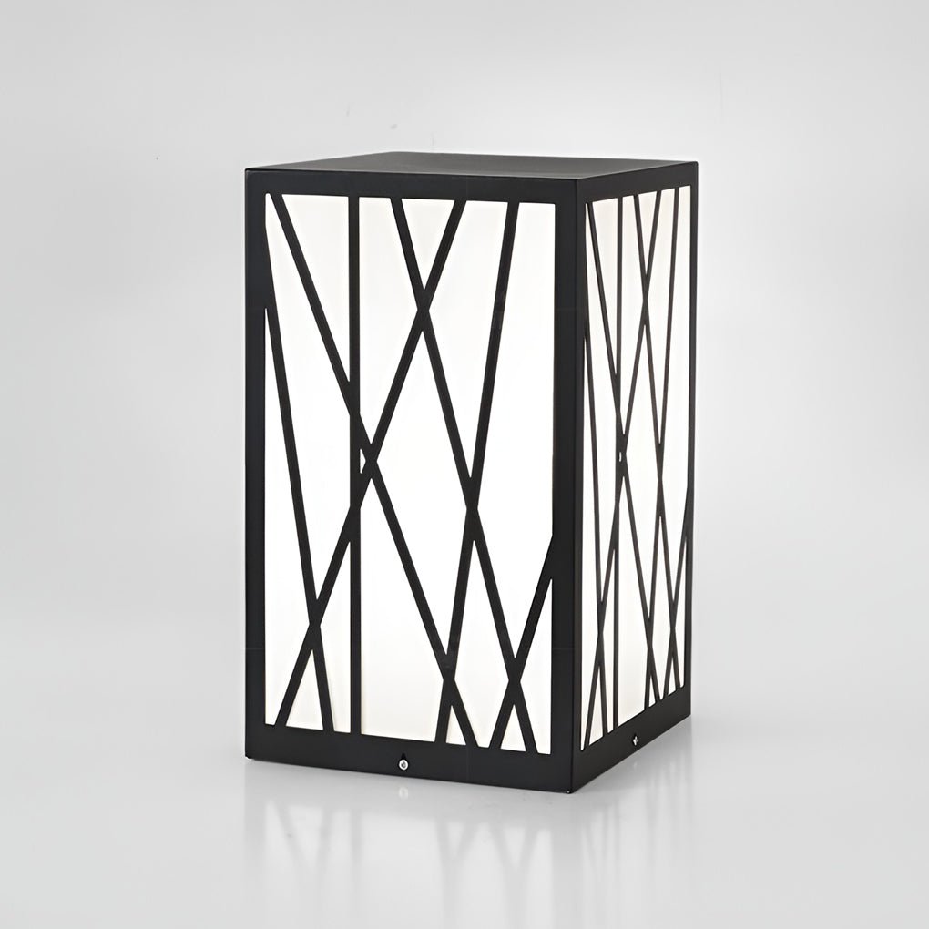 Sentinel Square Solar LED Bollard Light