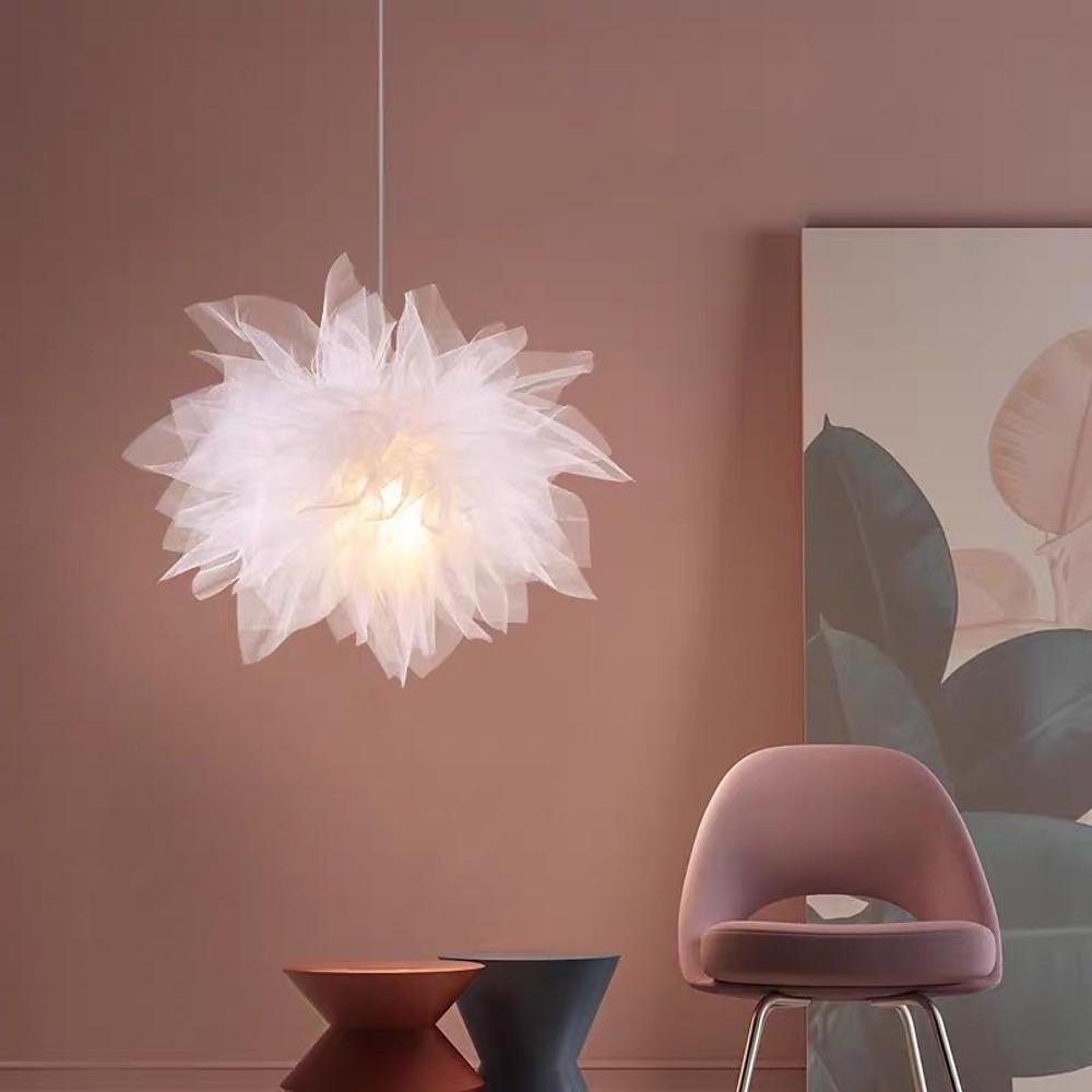 Bloomly 20" Fabric Flower Pendant Light