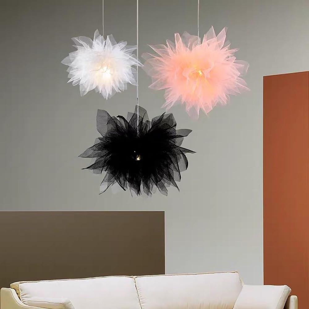 Bloomly 20" Fabric Flower Pendant Light