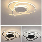 Aurora 22'' Scattered Semicircle Flush Mount Ceiling Light