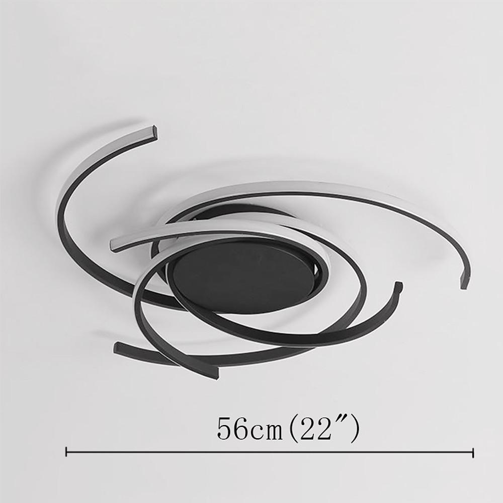 Aurora 22'' Scattered Semicircle Flush Mount Ceiling Light