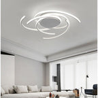 Aurora 22'' Scattered Semicircle Flush Mount Ceiling Light