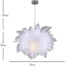 Bloomly 20" Fabric Flower Pendant Light