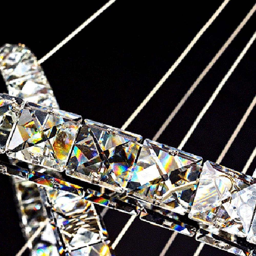 Aurelia 2-Ring Crystal Chandelier