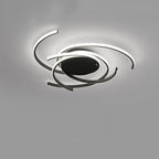 Aurora 22'' Scattered Semicircle Flush Mount Ceiling Light